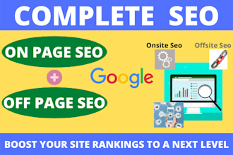 perform full seo optimization for top rankings on google