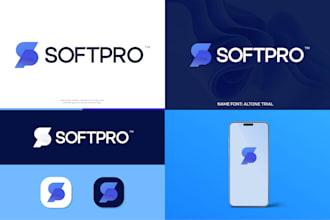 design a timeless software ai saas startup software technology logo