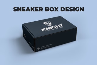 make a shoes or sneaker box design