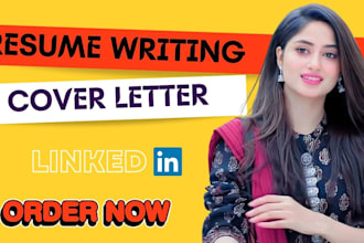 professionally write and edit resume, CV and cover letter