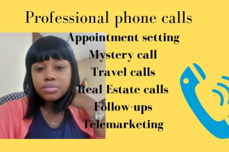 make professional phone calls for you