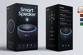 do label design, box design, shipping box and amazon packaging design