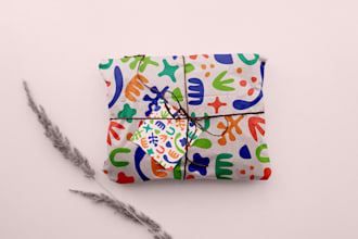 do custom wrapping tissue paper design