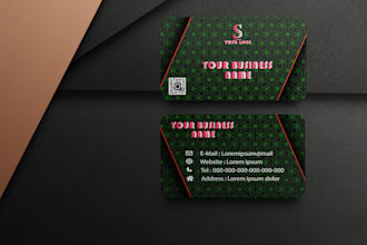 design modern minimalist unique luxury business card design
