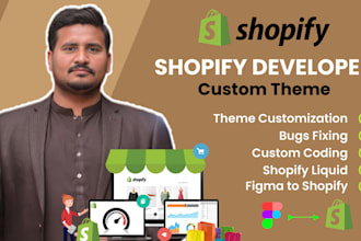 be a shopify liquid developer fix bugs custom coding and theme customization