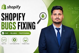 custom design shopify store, theme, shopfiy bug fix as shopify website developer