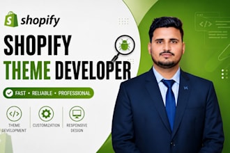 custom design shopify store, theme, shopfiy bug fix as shopify website developer