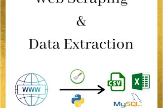 do quick web scraping and data extraction