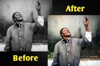 colorize a black and white photo