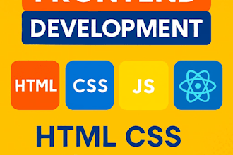 design and develop a modern portfolio or single page website