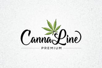 design creative cannabis, cbd oil, or hemp business logo