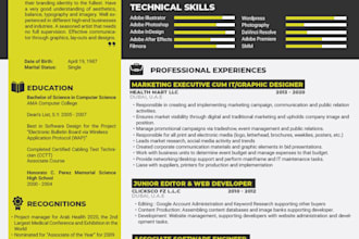 stand out from the crowd with a professional resume design