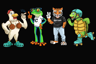 draw you a cartoon animal graphic