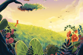 Hot Review!  draw children book illustration