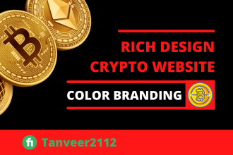create crypto token website, crypto meme, or coin website