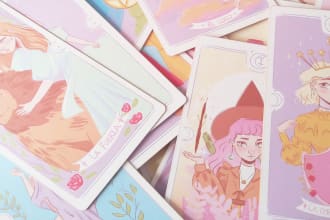 create tarot or oracle cards for you