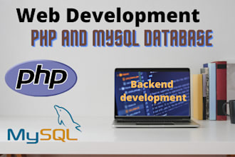 develop a website using php and mysql database