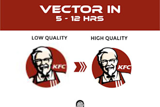 convert logo image recreate to vector trace