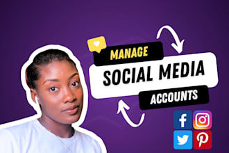 be your social media manager and grow your brand