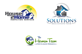 design a modern real estate and mortgage logo