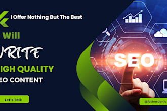 be your SEO blog content writer, website content writer