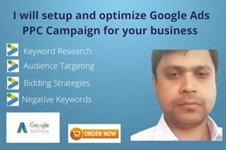 create and optimize google ads ppc campaign for your ROI