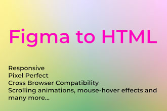 convert figma to HTML