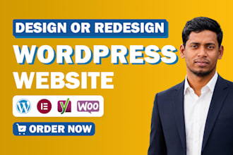 be your wordpress developer, edit or redesign, and migrate wordpress website