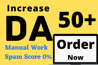 increase moz domain authority da by manual backlinks