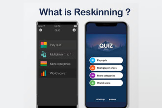 reskin android app perfect in 1 day