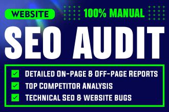 do technical wordpress and shopify website SEO analysis audit report