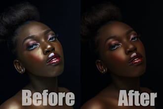 do professional  portrait retouching and enhancing within 2 hours