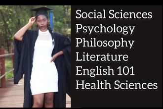 do social sciences, psychology, health sciences, and literature