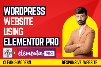 create a responsive wordpress website with elementor and acf