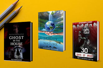 create professional  book cover ebook cover kindle book cover