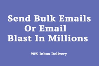 do email blast service to your target list
