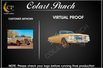 redraw the logo vector art and manual vector tracing within 2 hours