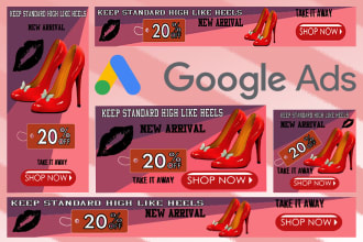 design professional google banner ads
