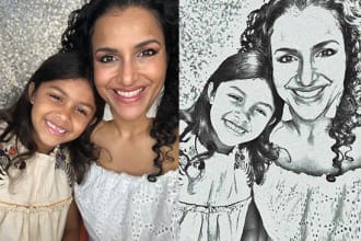 turn your portrait in to digital pencil art