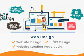 create a custom, responsive landing page or web page
