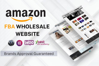 do wordpress website development for fba wholesale business
