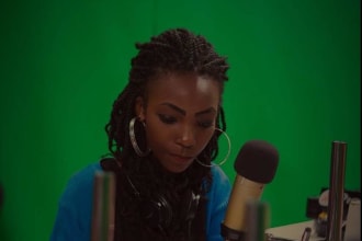 record a professional voice over for a course