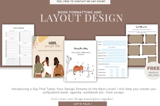 create form scrap, agenda, journals, etc, to sell on amazon KDP
