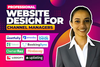build a website for lodgify ownerrez tokeet and beds24