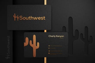 do business card and letterhead for your business or company