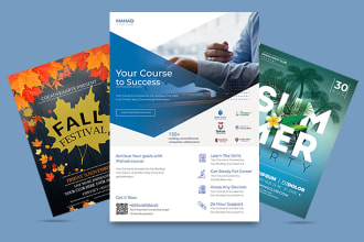 design corporate flyer, brochure, book cover,magazine design