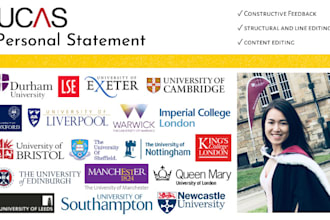 proofread, edit and add content to your personal statements