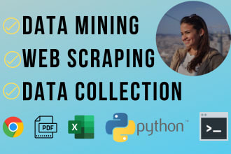 accurately do data mining, data collection, web scraping