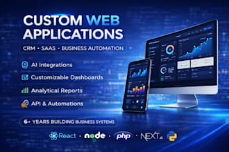 create a custom web application