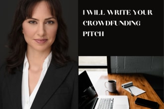 write your crowdfunding pitch